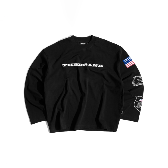 THBB LONG SLEEVE BADGE - BLACK