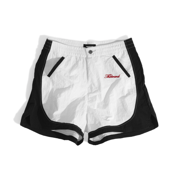 THBB CORE NYLON SHORT - WHITE