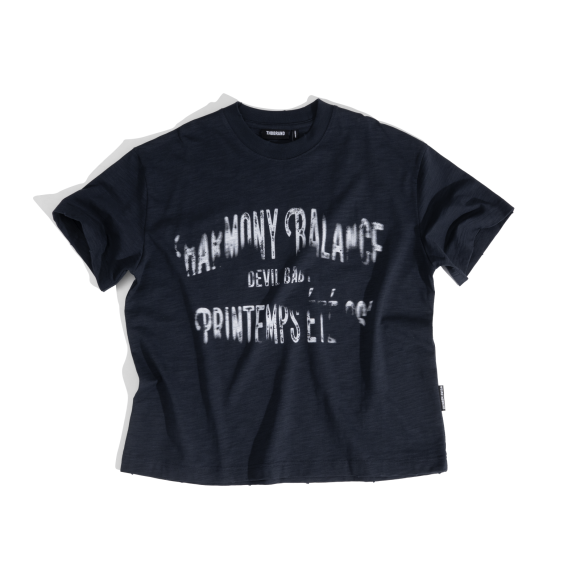 THBB BOXY HARMONY BALENCE SS26 - NAVY - 250GSM