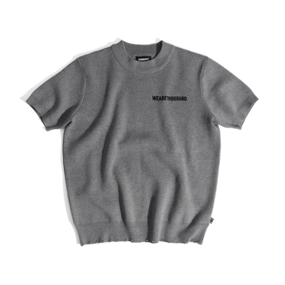 THBB BASIC KNIT TEE - PREMIUM GREY