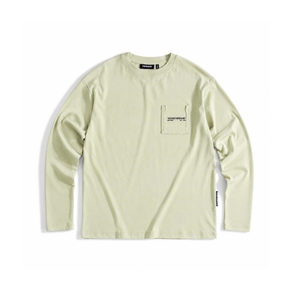 THBB LONG SLEEVES WITH LOVE -  AVOCADO GREEN