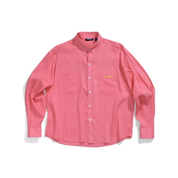 THBB WITHLOVE LINEN SHIRTS - PINK