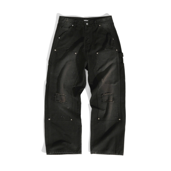 THBB DOUBLE KNEE MIDNIGHT - BLACK