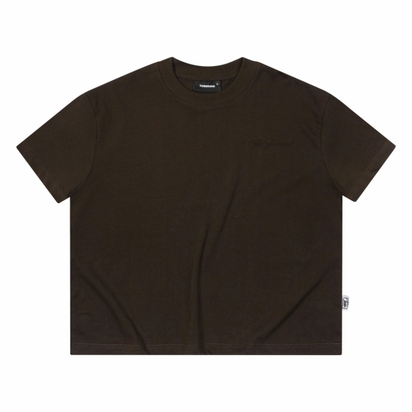 THBB BLANK TSHIRT - DARK CHOCOLATE