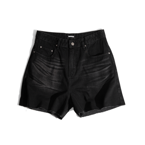 THBB CORE JEANS SHORT - BLACK
