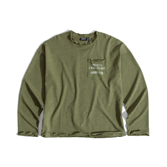 THBB O'AHU LONG SLEEVES - OLIVE