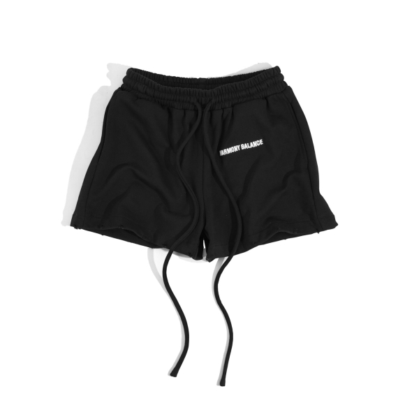 THBB SWEATSHORT FW25 - BLACK