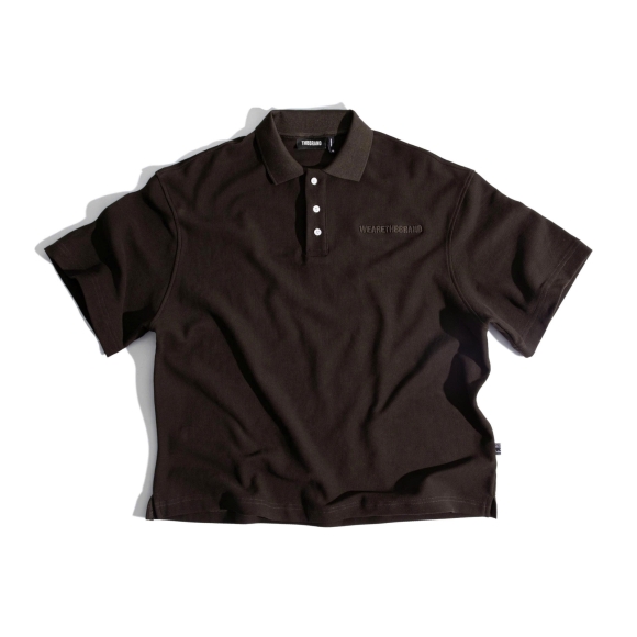 THBB POLO BASIC - DARK CHOCOLATE