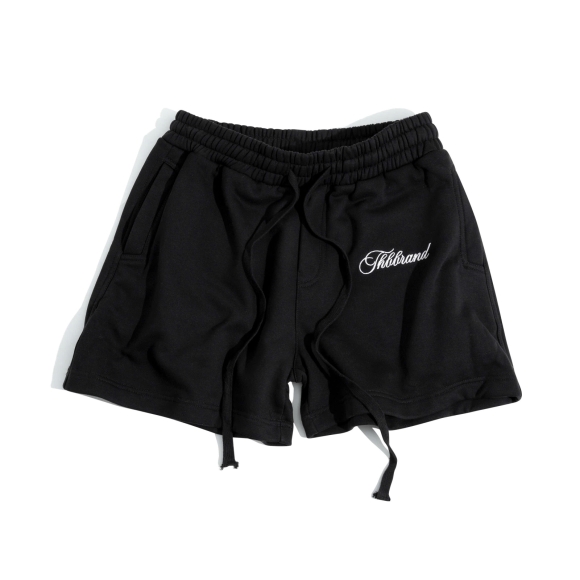 THBB TINY LOGO SHORTS - BLACK