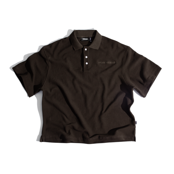 THBB POLO BASIC - DARK CHOCOLATE