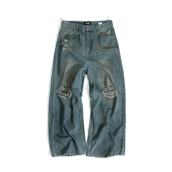 THBB WASHED FITTER DENIM