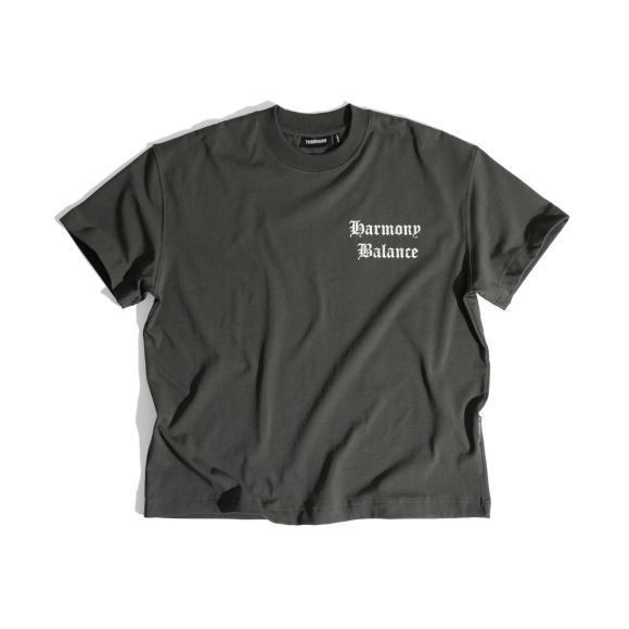 THBB BOXY HARMONY BALANCE BASIC TSHIRT - CEMENT GREY