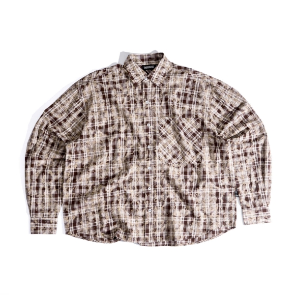 THBB OXIDIZED SHIRT - CHOCOLATE
