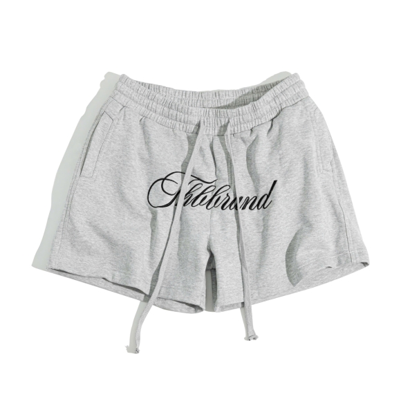 THBB BIG LOGO SHORTS - GREY