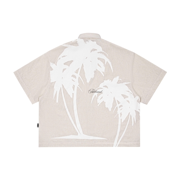 THBB COCOCHILL LINEN SHIRTS - BEIGE