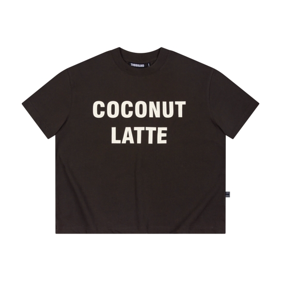 THBB COCO LATTE TSHIRT - DARK CHOCOLATE