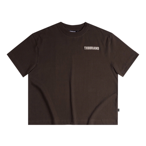 TH-BALANCE  TSHIRT  - DARK CHOCOLATE