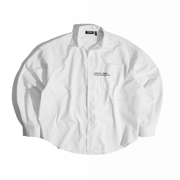 THBB BIG OXFORD SHIRT - WHITE