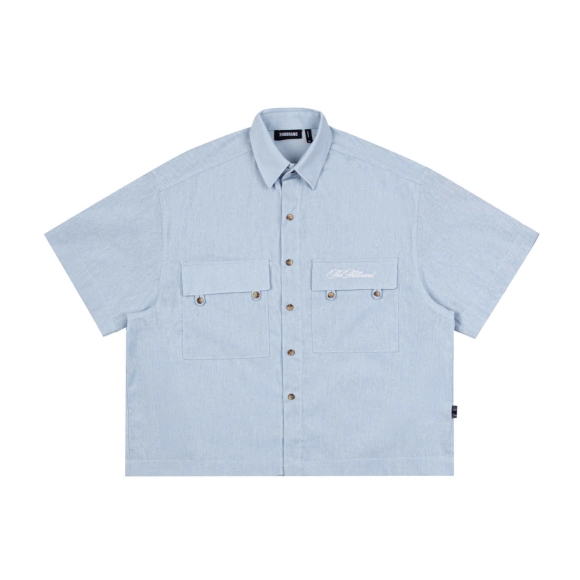 THBB CLASSIC LINEN SHIRTS - BLUE