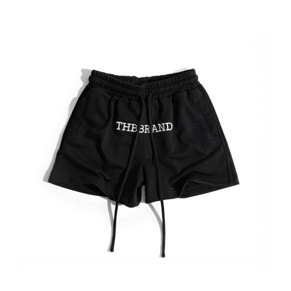 THBB PLUM SWEATSHORTS - BLACK