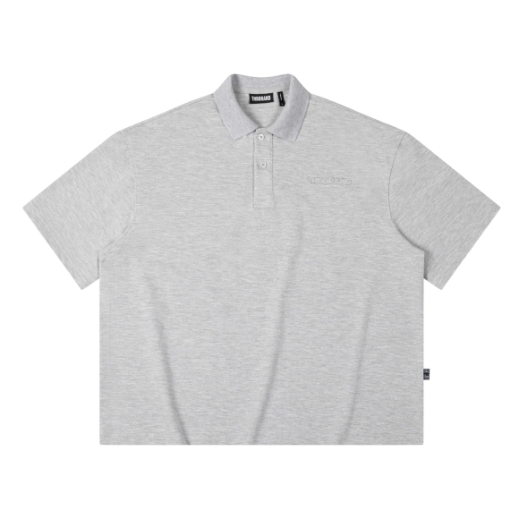 THBB ‘25 BASIC POLO - PREMIUM GREY