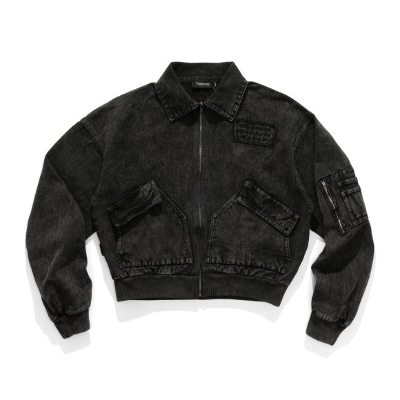 THBB JACKET DENIM WITHLOVE - WASHED BLACK 