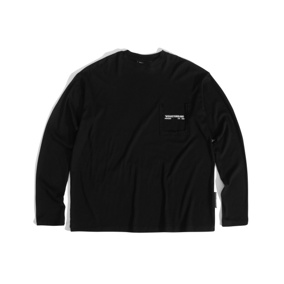THBB LONG SLEEVES WITH LOVE -  BLACK 