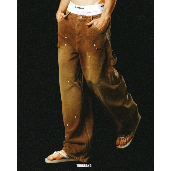 THBB CARPENTER VINTAGE SPLASH - BROWN WASHED
