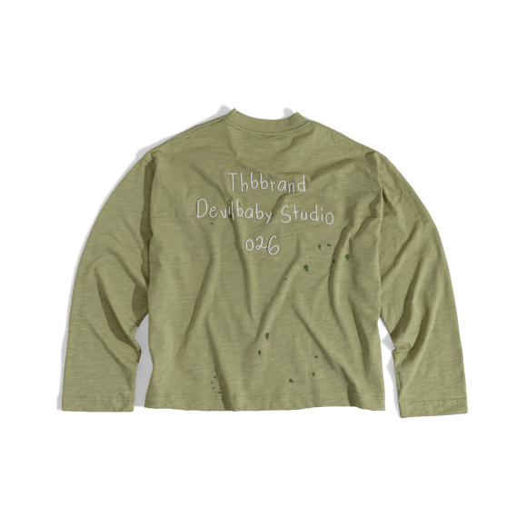 THBB WRITTING LONG SLEEVES - GREEN