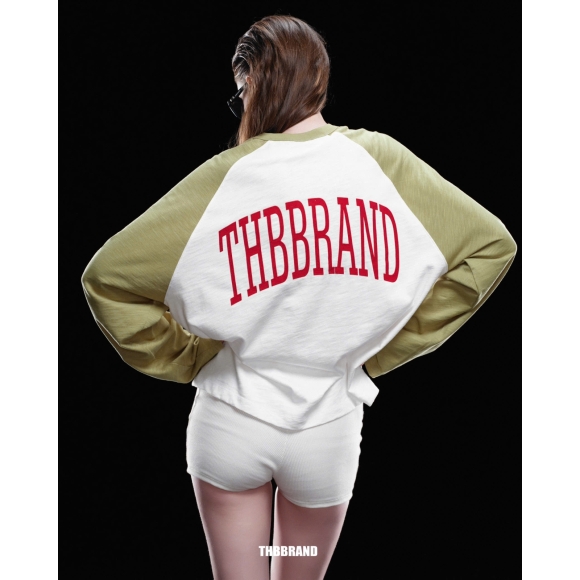 THBB SIGNATURAL RAGLAN LONG SLEEVES - WHITE