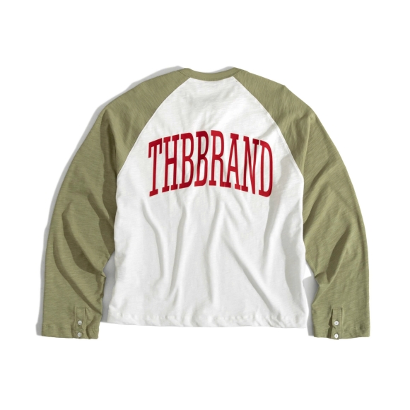 THBB SIGNATURAL RAGLAN LONG SLEEVES - WHITE