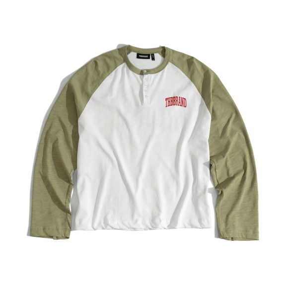 THBB SIGNATURAL RAGLAN LONG SLEEVES - WHITE