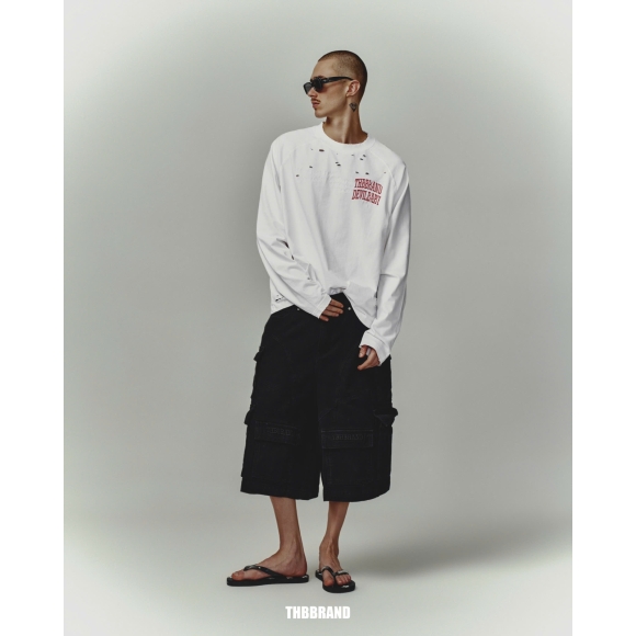 THBB DEVIL MADE LONG SLEEVES - WHITE