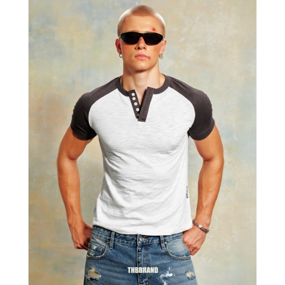 THBB CORE RAGLAN - WHITE