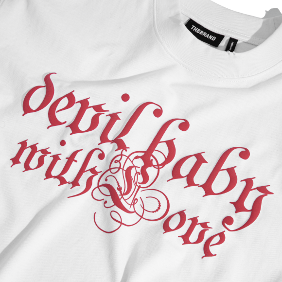 THBB BOXY DEVILBABY WITH LOVE - WHITE