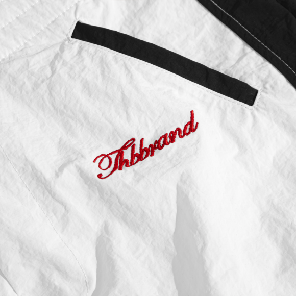 THBB CORE NYLON SHORT - WHITE