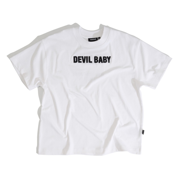 DEVIL  BABY CAN CRIES TSHIRT - WHITE