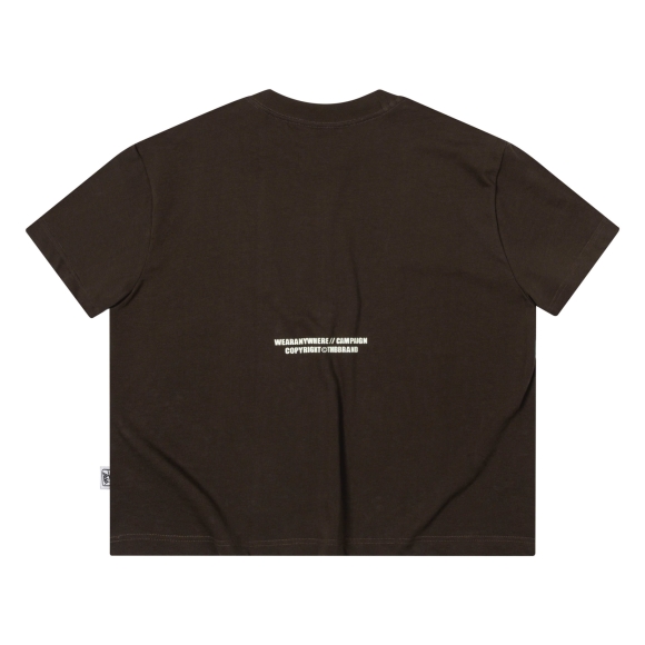 THBB BASIC V1 TSHIRT - DARK CHOCOLATE