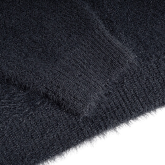 THBB POLO LONG SLEEVES KNIT - AURORA GREY