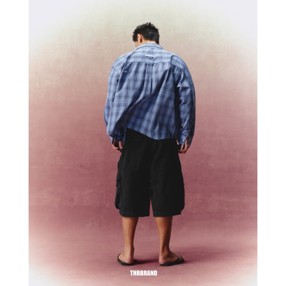 THBB STRIPED SHIRTS - BLUE