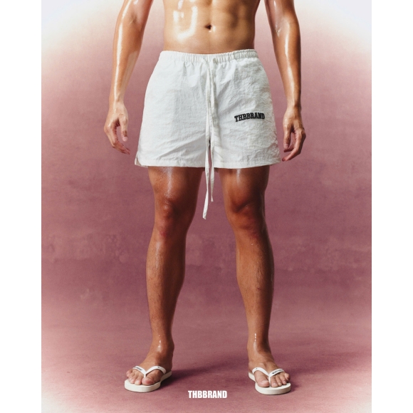 THBB BASIC NYLON SHORT 26 - WHITE
