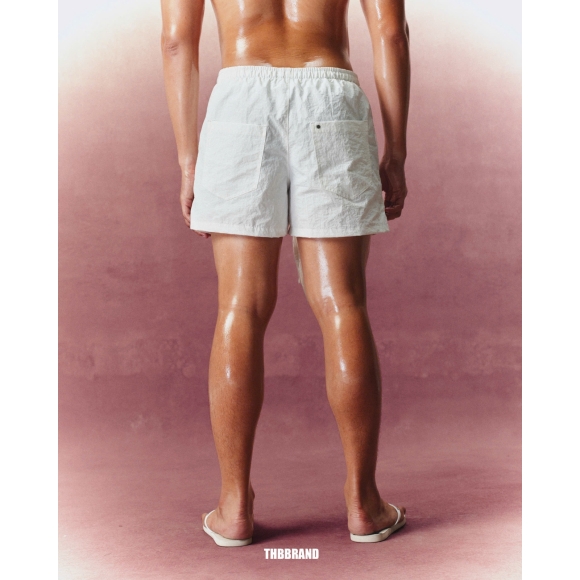 THBB BASIC NYLON SHORT 26 - WHITE