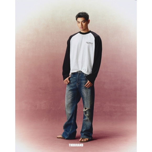 WRITTING RAGLAN - WHITE