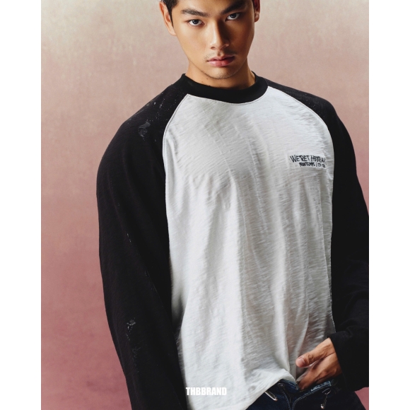 WRITTING RAGLAN - WHITE