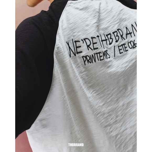 WRITTING RAGLAN - WHITE