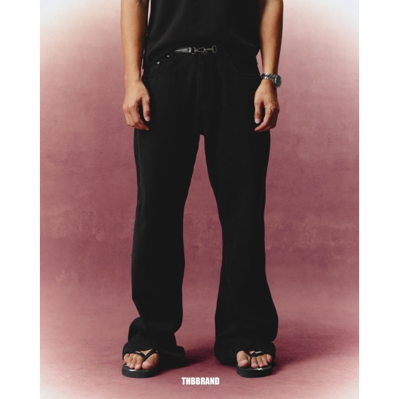 THBB BOOTCUT CITY BOY - BLACK