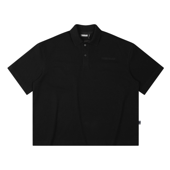 THBB ‘25 BASIC POLO - BLACK