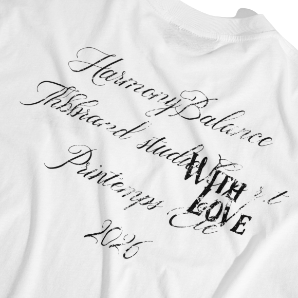 THBB BOXY  WHITH LOVE - WHITE