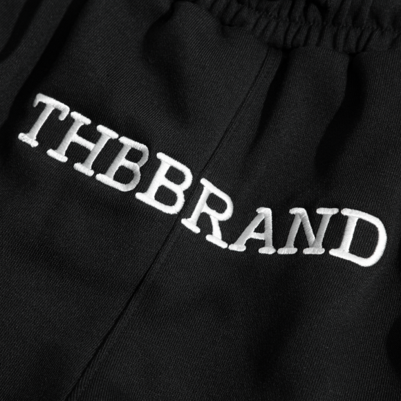 THBB PLUM SWEATSHORTS - BLACK