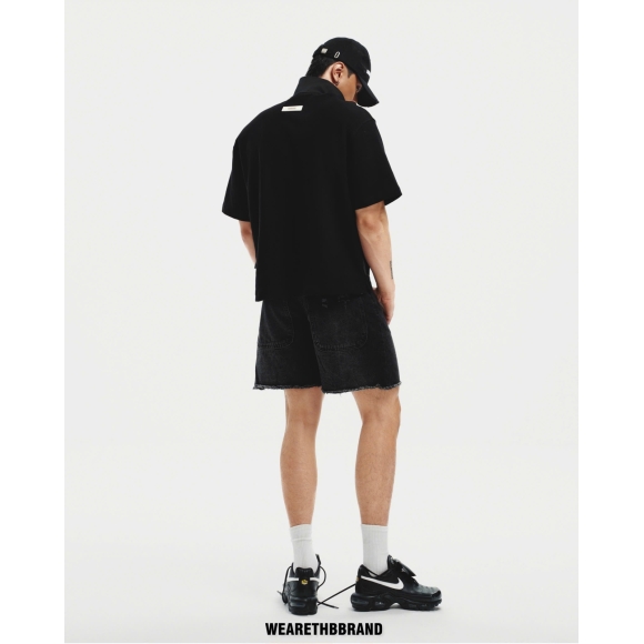 THBB OFFBEAT SHORTS - BLACK